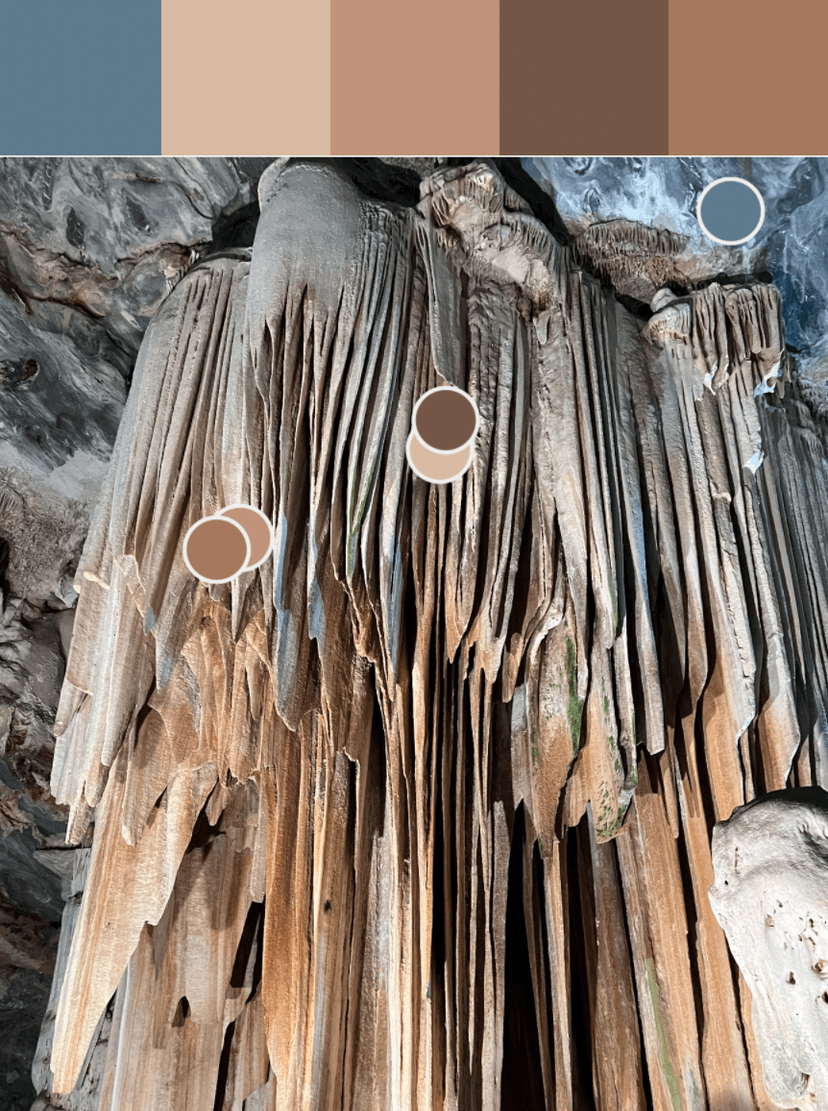 Stalactites in a cave, Southern Africa